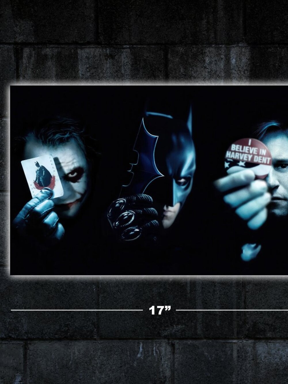 Batman Dark Knight movie poster - 11x17 wall art print merch Joker Heath Ledger